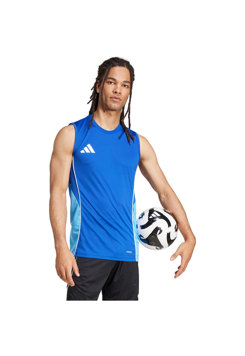 Oferte la Maiou sport barbatesc  Tiro 25 Competition - albastru - fara maneci - 100% poliester reciclat