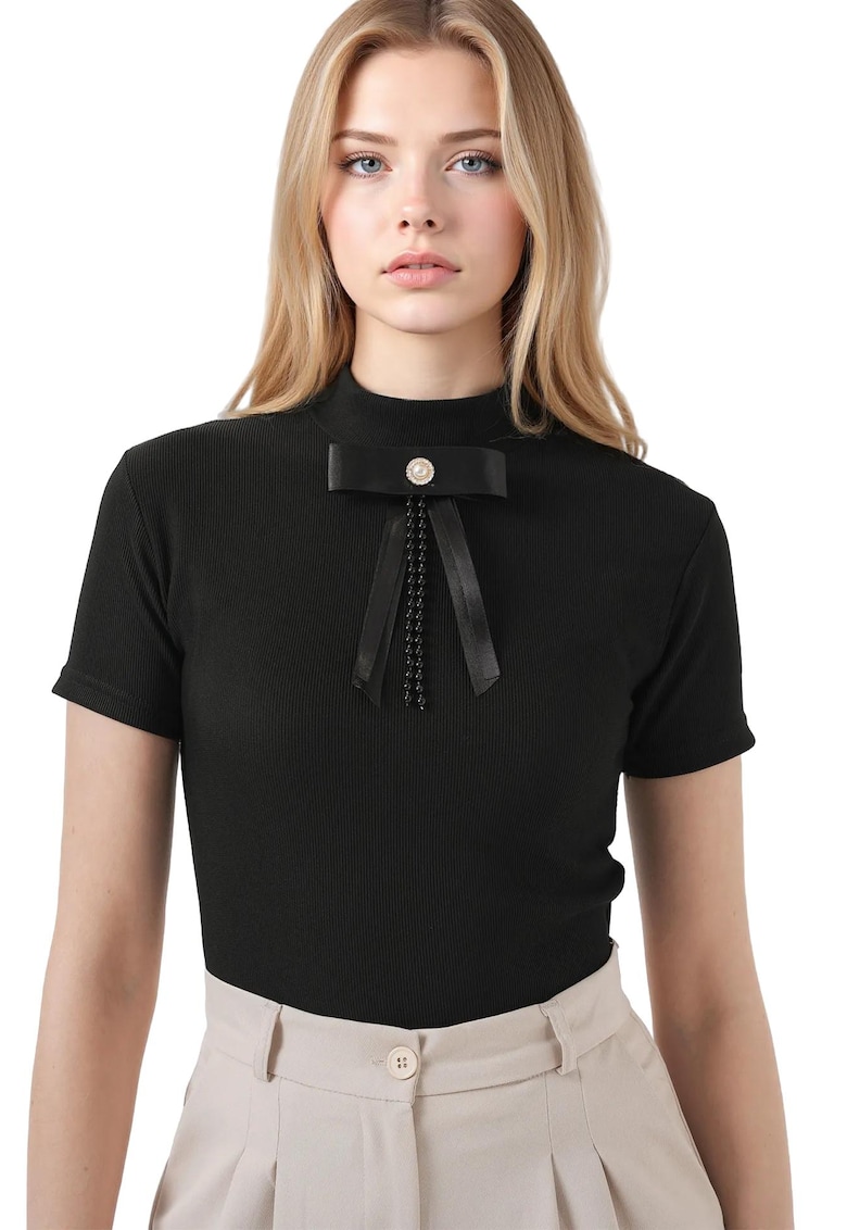 Oferte la Tricou dama - HiCCUP - Negru - Jerseu
