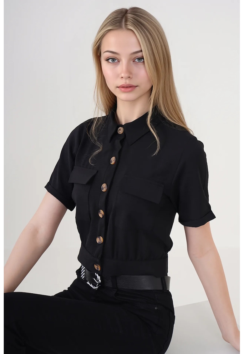 Oferte la Jacheta mulata dama HiCCUP - poliester/lycra - negru