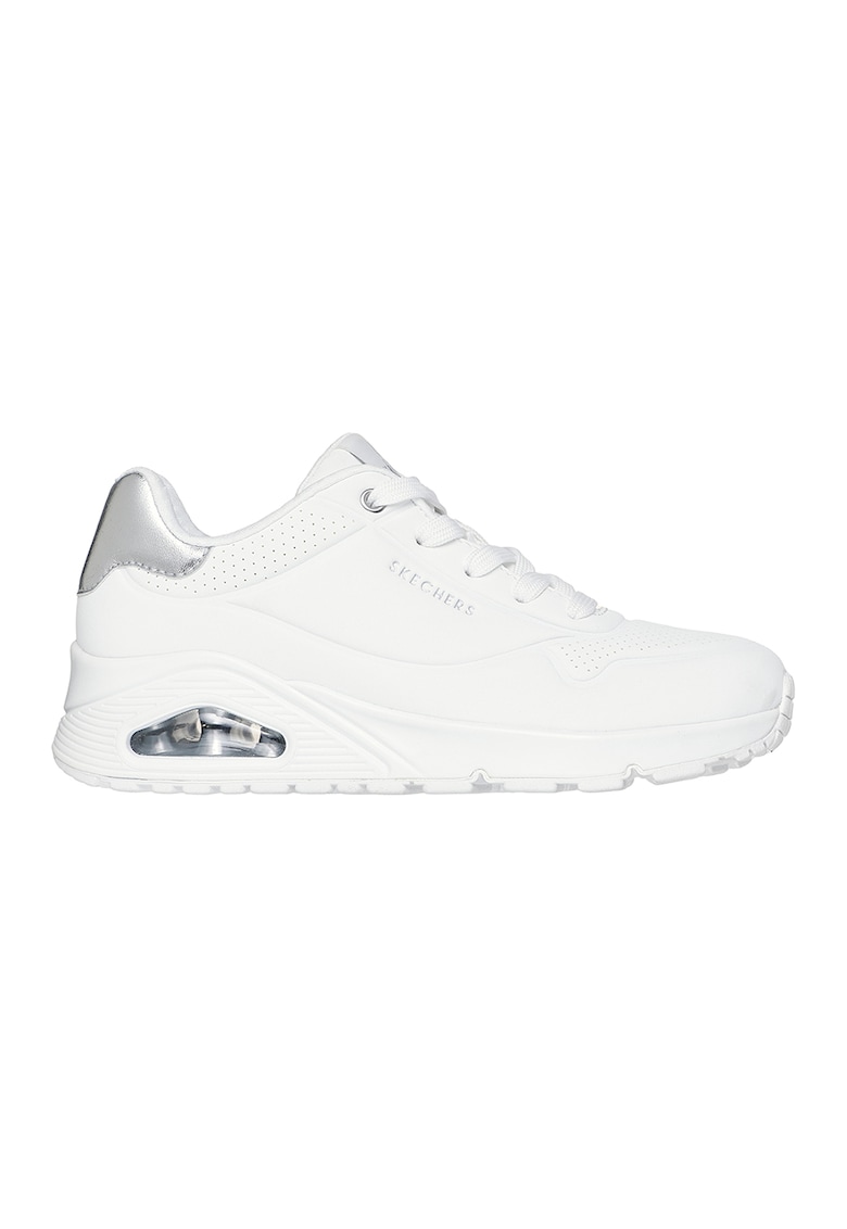 Oferte la Pantofi sport wedge Uno - Golden Air - Alb optic/Argintiu