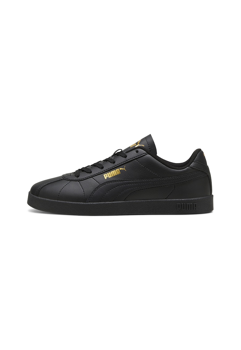 Oferte la Pantofi sport Club II unisex de piele ecologica cu logo - Negru