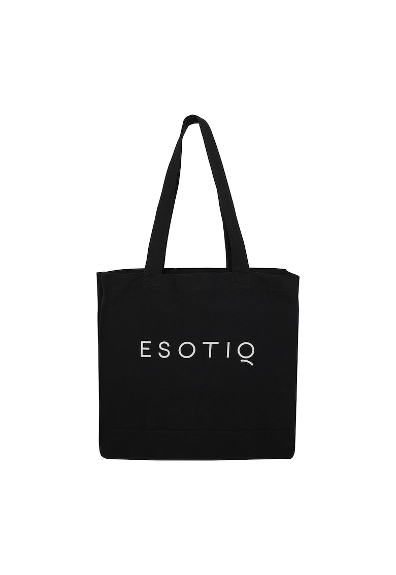 Oferte la Geanta shopper din panza - Canvas  One Size - Negru