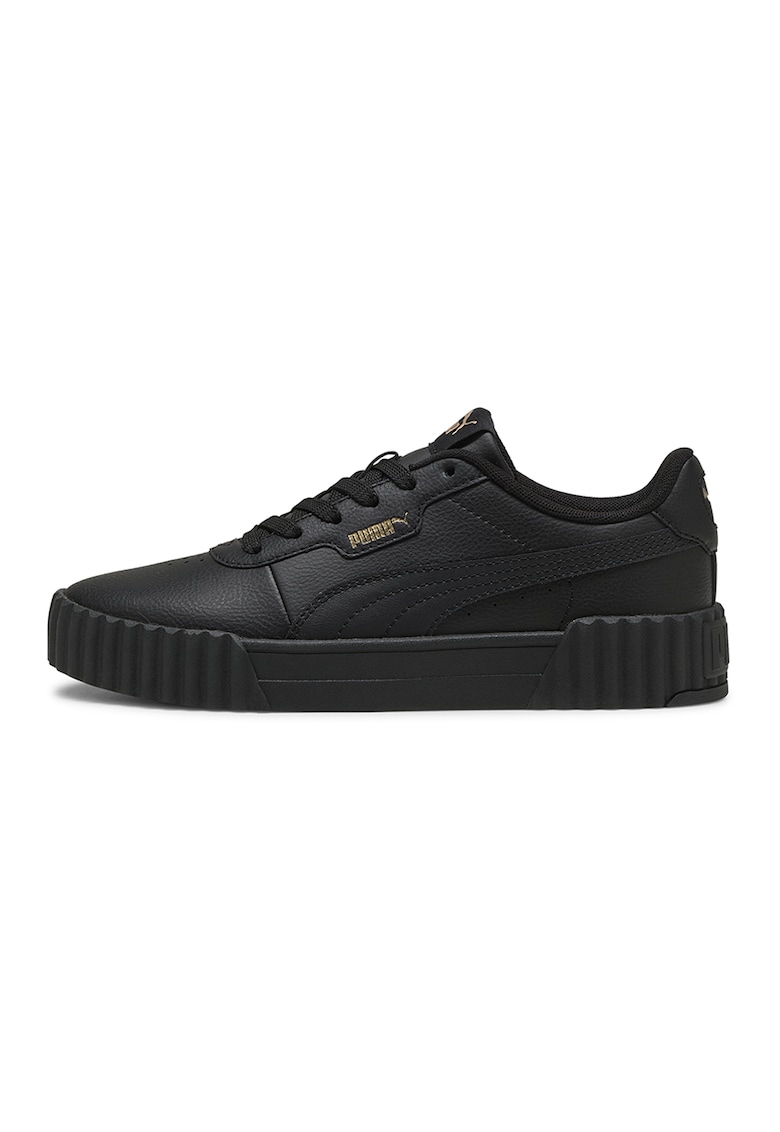 Oferte la Pantofi sport Carina 3.0 de piele cu insertii de piele - Auriu/Negru