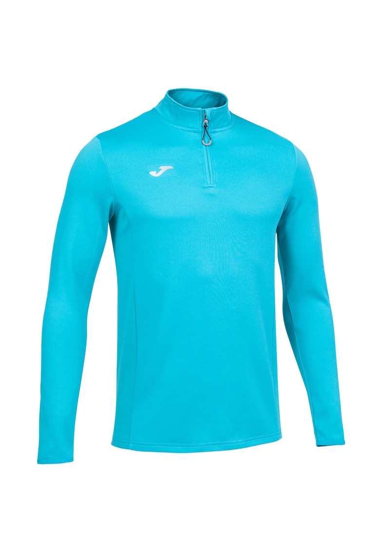 Oferte la Hanorac sport barbati  Running Night - turcoaz fluorescent - croiala slim - material cu uscare rapida