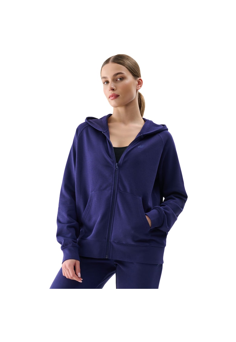 Oferte la Hanorac sport dama  model 4FWMM00TSWSF1763 - 2 caracteristici - culoare bleumarin - material confortabil