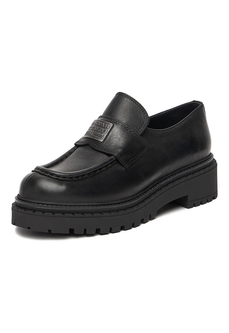 Oferte la Mocasini pentru femei - G Star Raw - 5906751377659 - piele naturala - negru