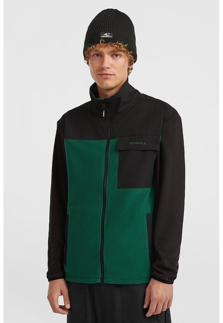 Oferte la Jacheta din fleece - pentru schi Polartec Hyper - Verde/Negru