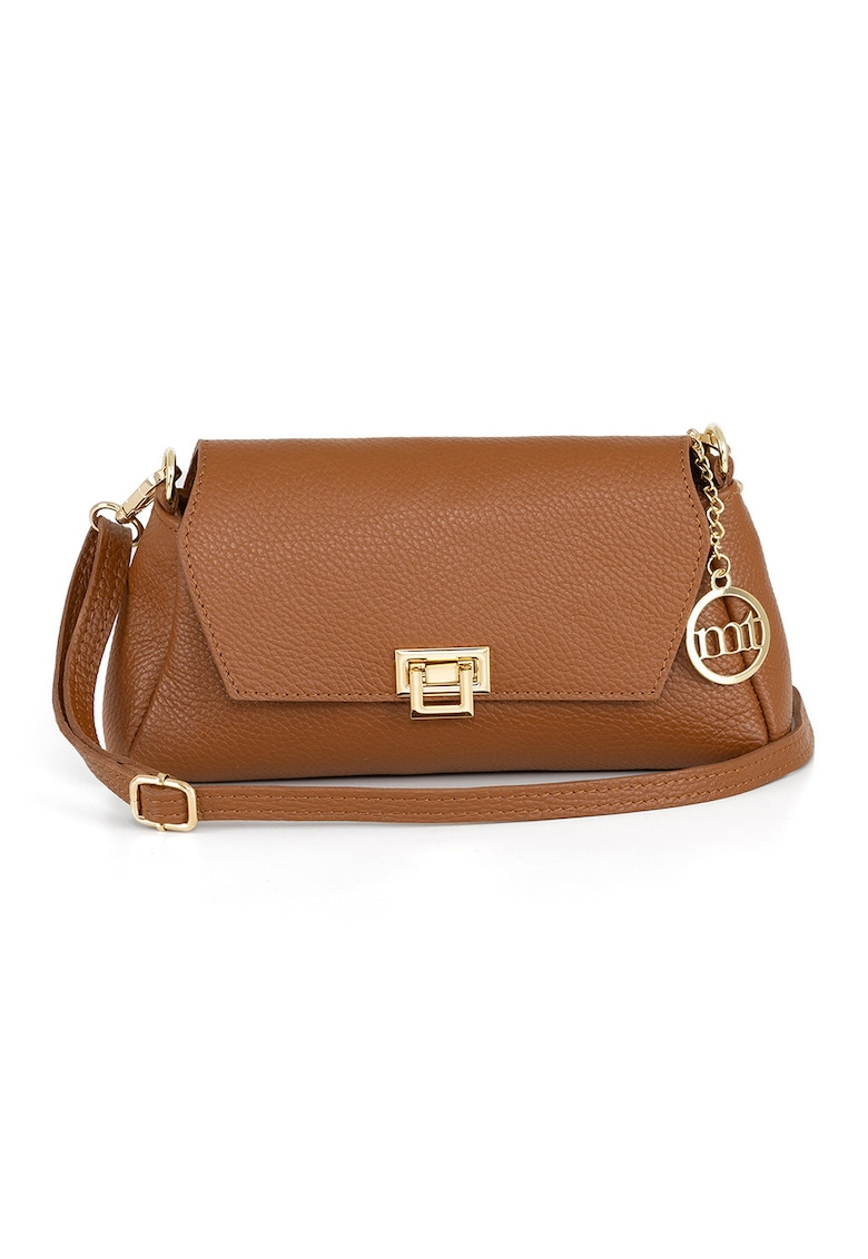 Oferte la Geanta crossbody cu inchidere cu clapa - Caramel