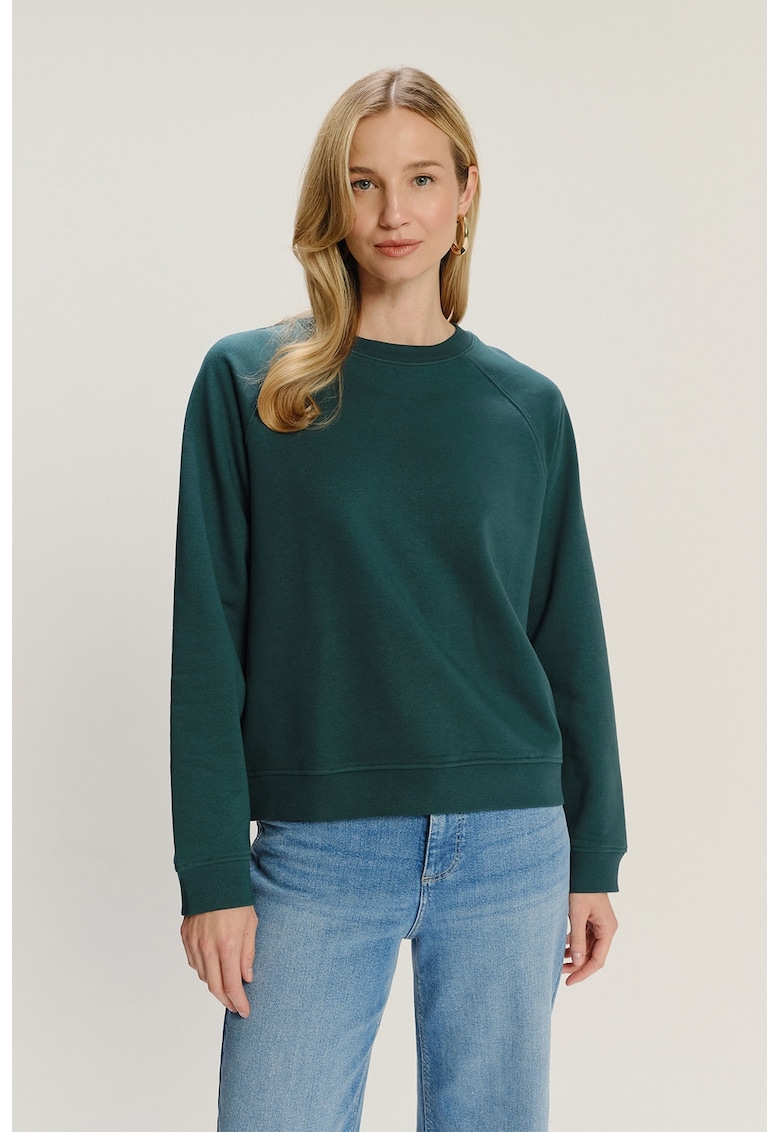 Oferte la Bluza de trening lejera cu maneci raglan - Verde englez