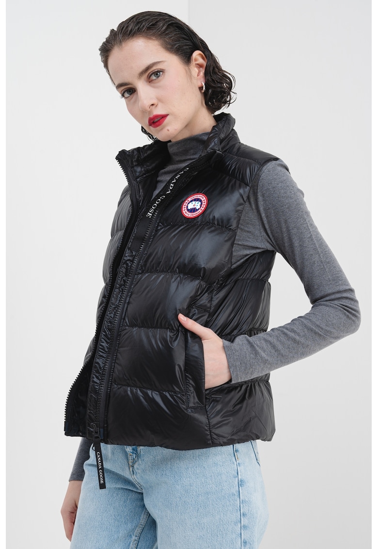 Oferte la Vesta cu fermoar si buzunare laterale - Negru stins