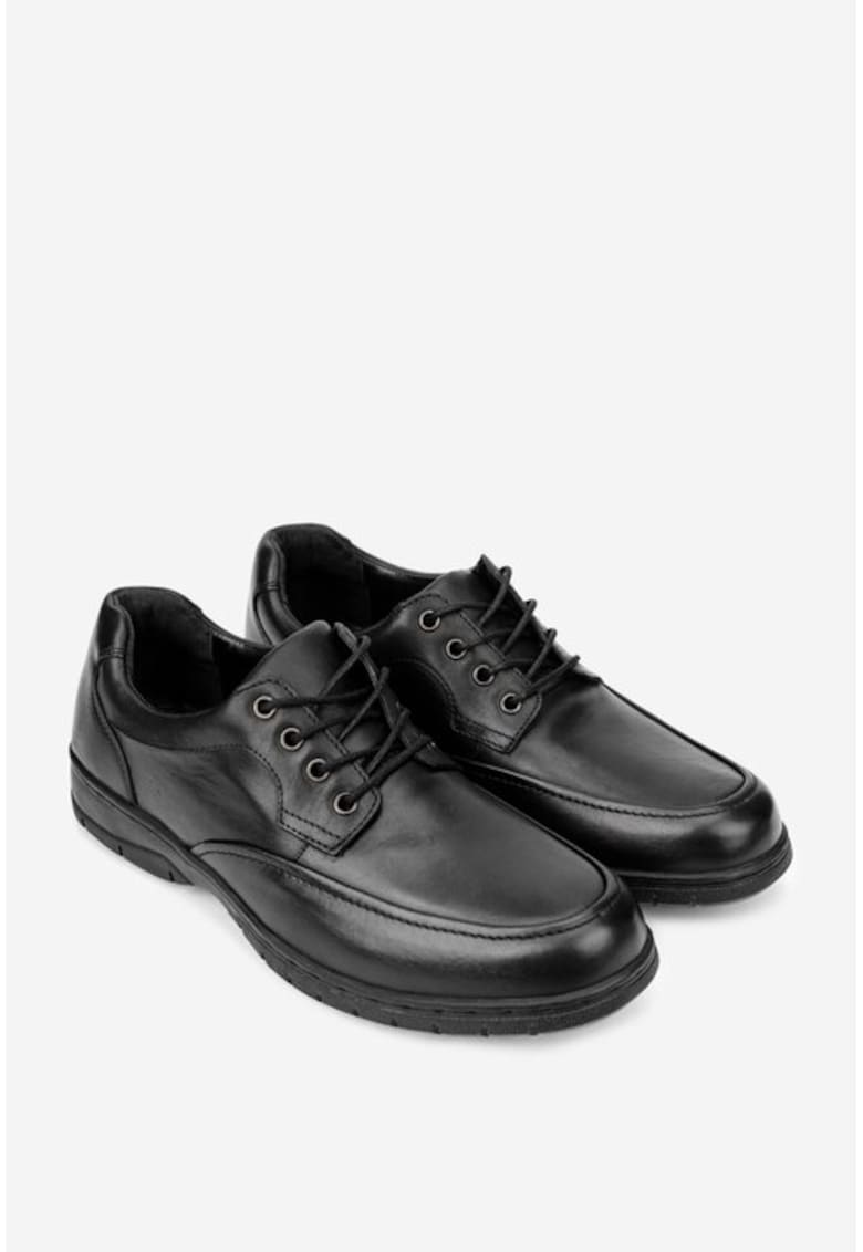 Oferte la Pantofi piele neagra pentru barbati - Negru