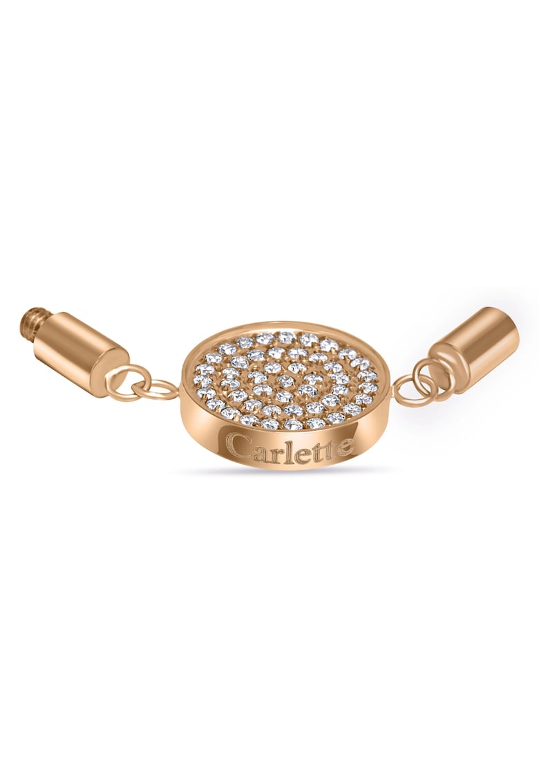 Oferte la Talisman din otel inoxidabil hipoalergenic decorat cu pietre zirconia - placat cu aur 14k Irresistible