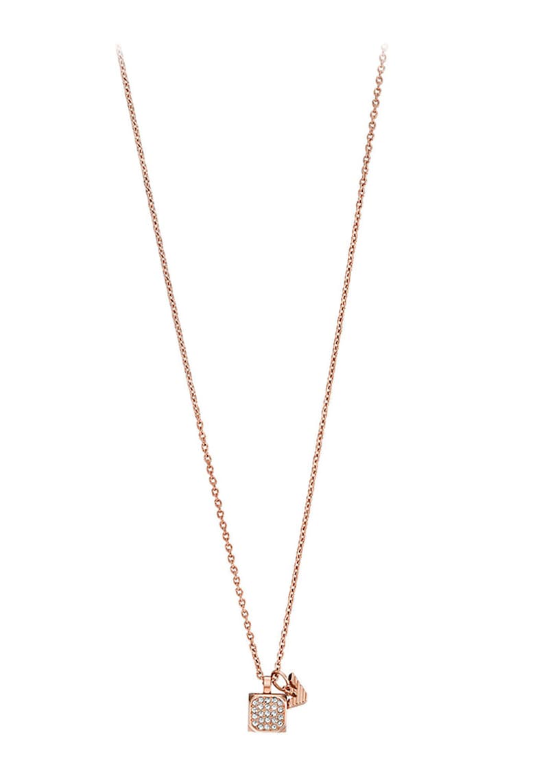 Oferte la Colier cu pandantive decorate cu zirconia - Bronz