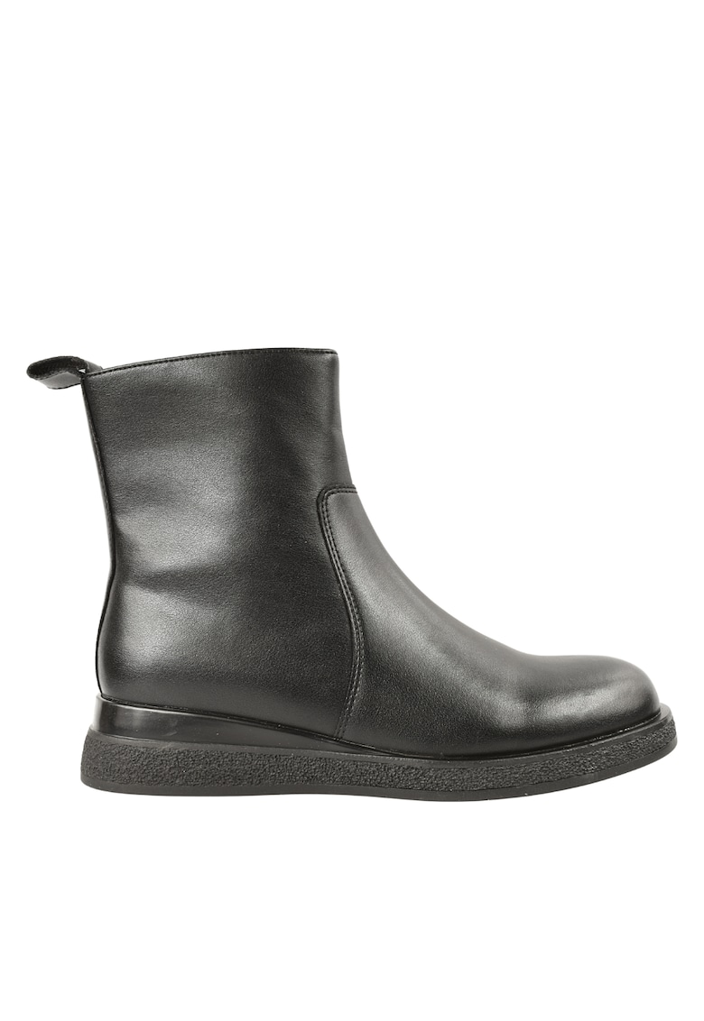 Oferte la Ghete casual - dama -  DL70036 negru - piele naturala - Negru