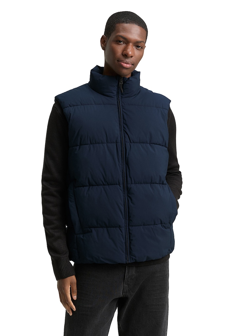 Oferte la Vesta matlasata cu buzunare laterale - Bleumarin
