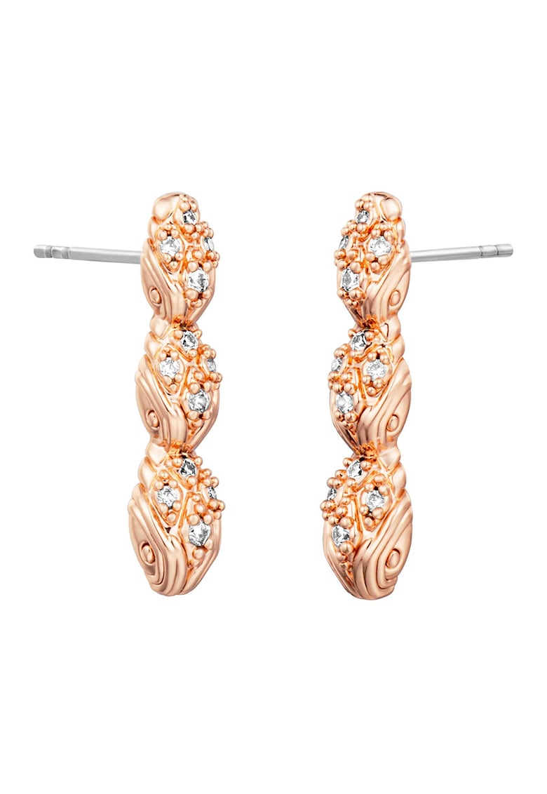 Oferte la Cercei cu pietre zirconia - Auriu - Auriu