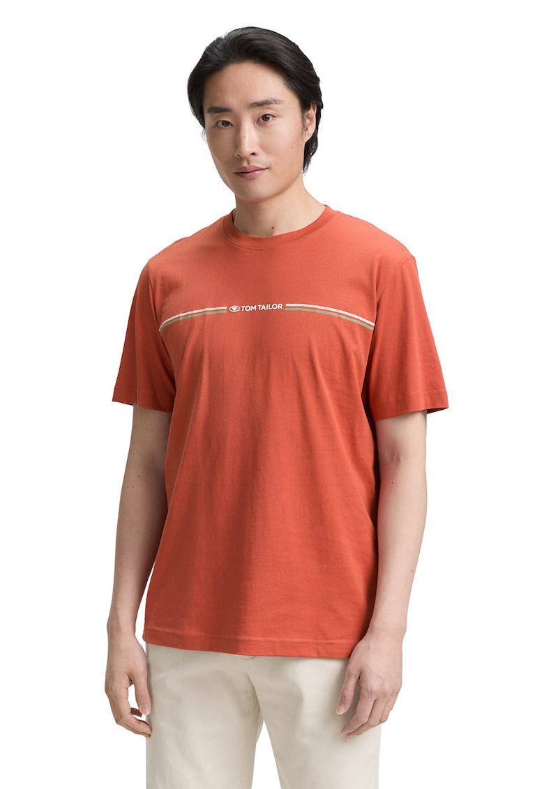 Oferte la Tricou din amestec de bumbac organic - Caramiziu