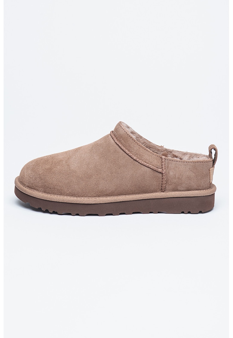 Oferte la Ghete slip-on de piele intoarsa Classic Micro - Maro