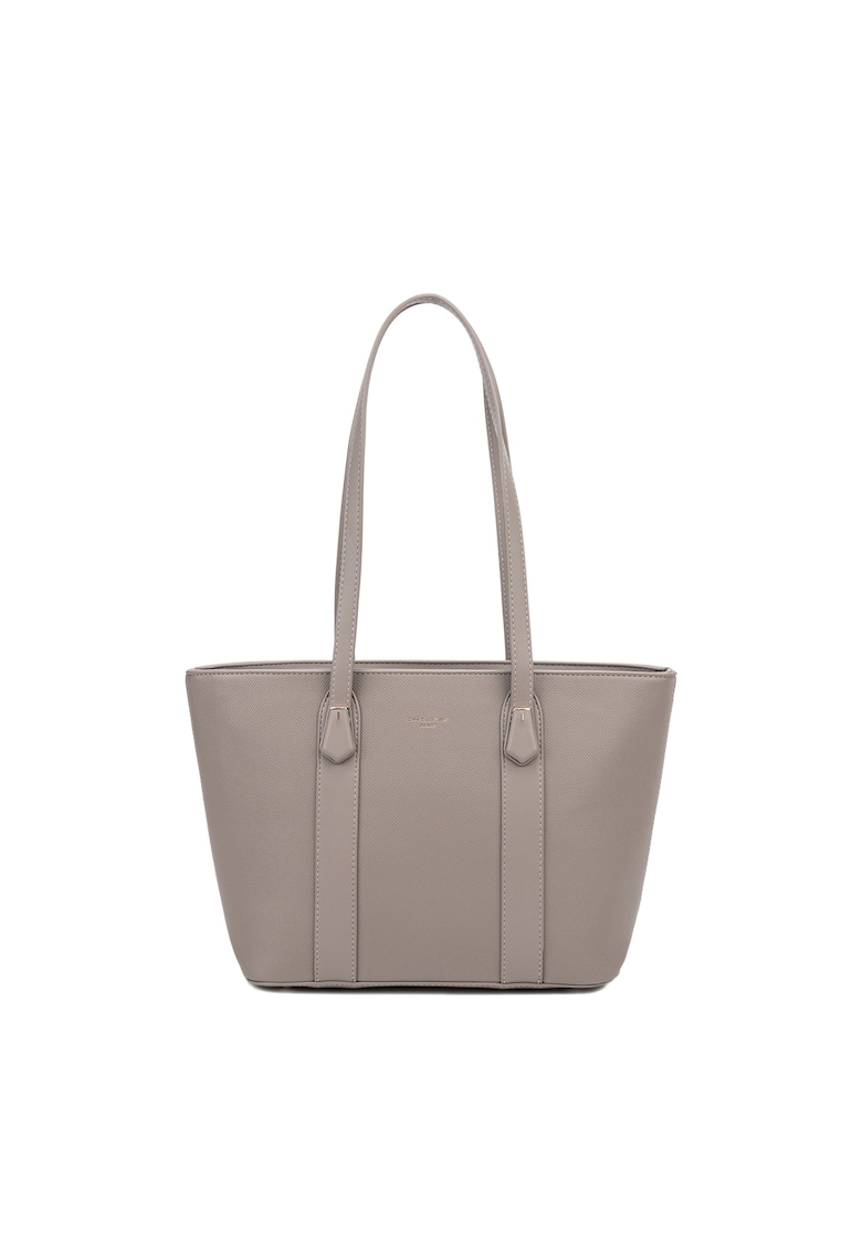 Oferte la Geanta din piele ecologica cu bareta de umar Elora - Maro taupe