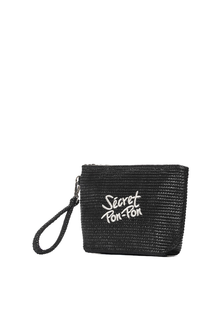 Oferte la SECRET PON PON. - Etui cu broderie logo Ereba Lux - Negru
