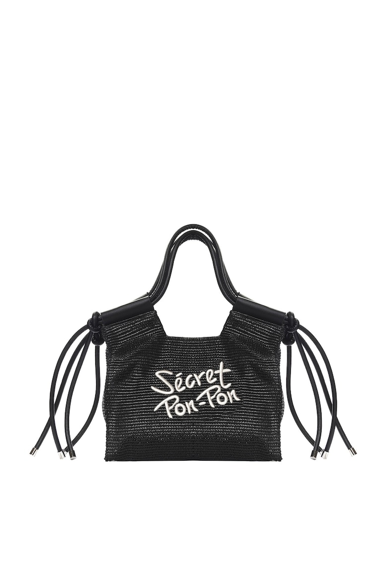 Oferte la SECRET PON PON. - Geanta tote cu logo Nimue Lux - Negru