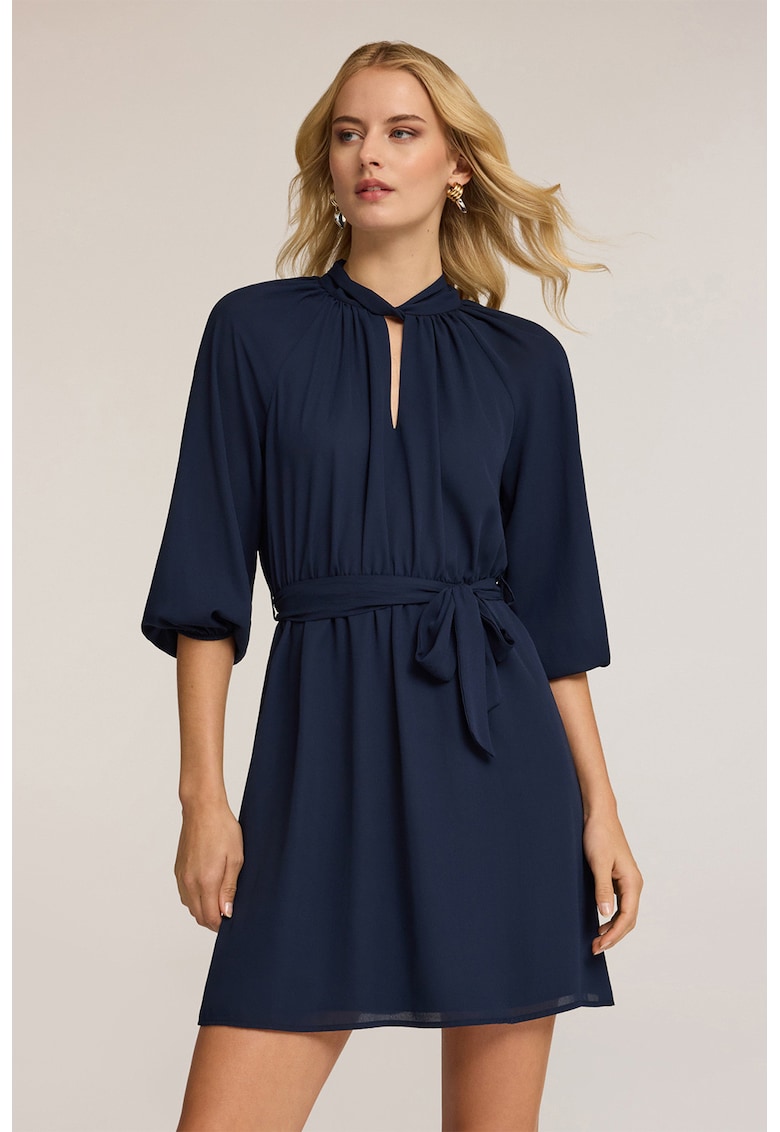 Oferte la Rochie scurta cu maneci medii - Bleumarin