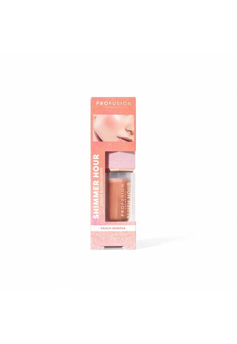 Oferte la Blush iluminator lichid Shimmer Hour Blushlighter - nuanta Peach Mimosa -  6 ml