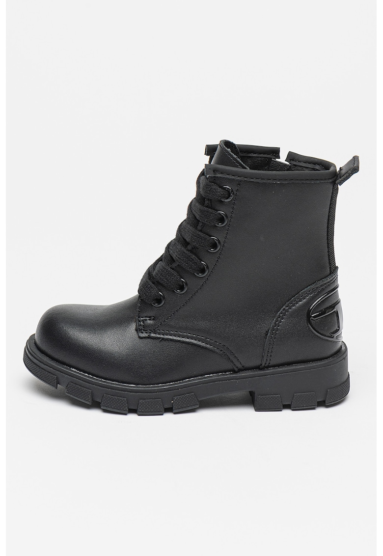 Oferte la Bocanci din piele Hammer - Negru