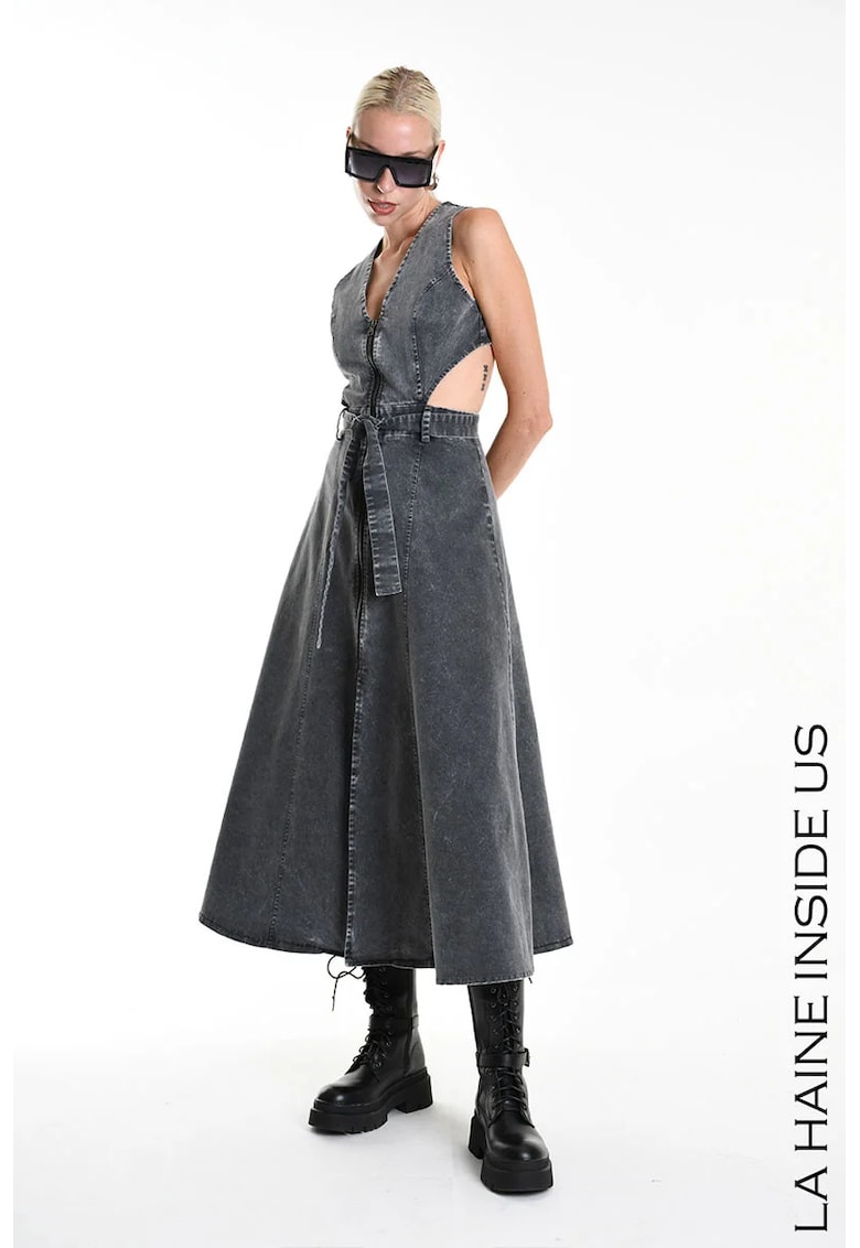 Oferte la Rochie lunga - cu spatele gol - Gri