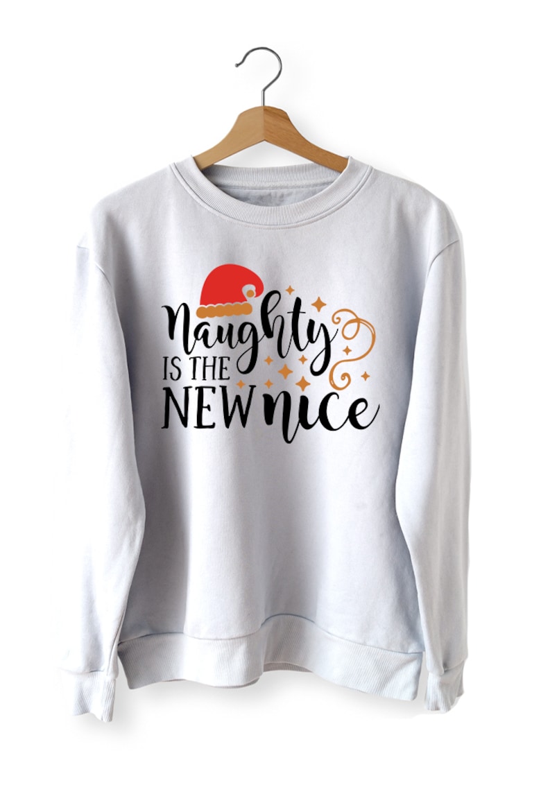 Oferte la Bluza Craciun Femei Naughty Is The New Nice2