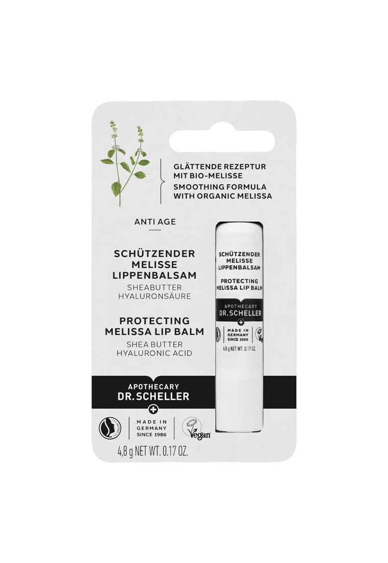 Oferte la Balsam de buze protector cu extract de melisa - Dr. Scheller - 4.8 gr