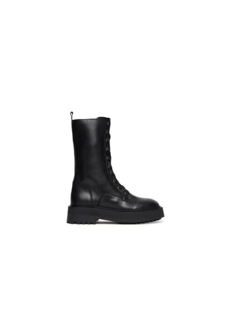 Oferte la Ghete dama -  piele ecologica - negru