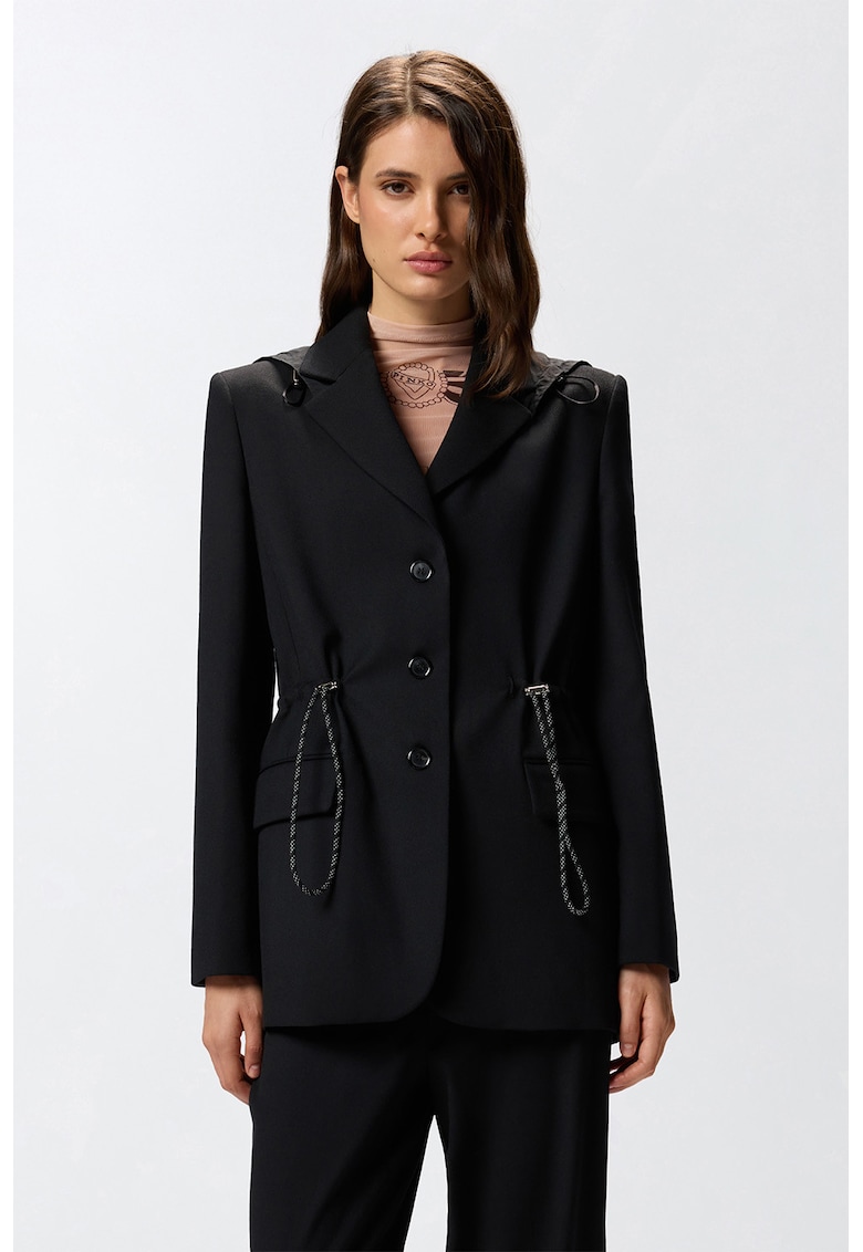 Oferte la Sacou uni cu nasturi - Negru