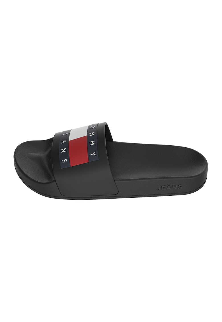 Oferte la Papuci cu aplicatie logo - Rosu/Alb/Negru