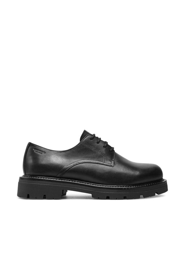 Pantofi barbatesti -  piele naturala - negru -