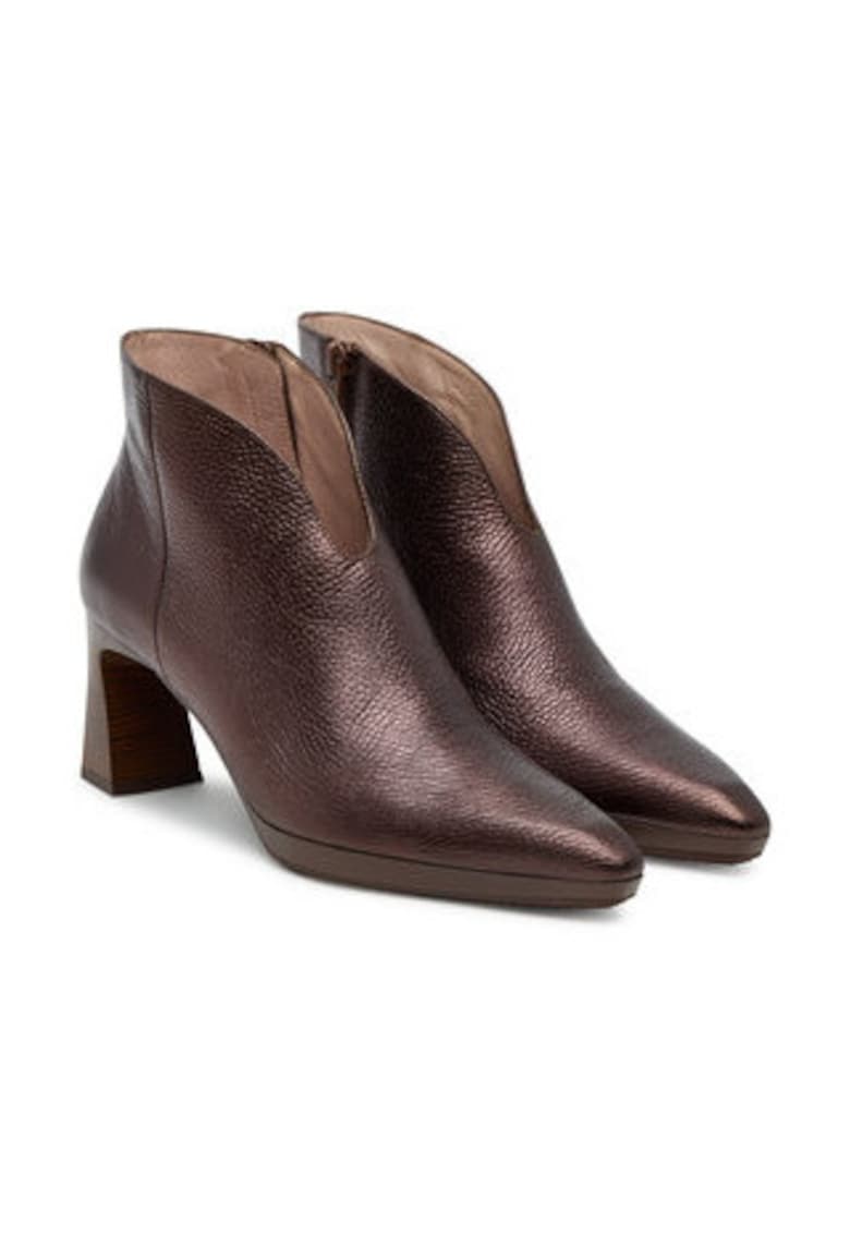 Oferte la Botine dama -  piele naturala - maro