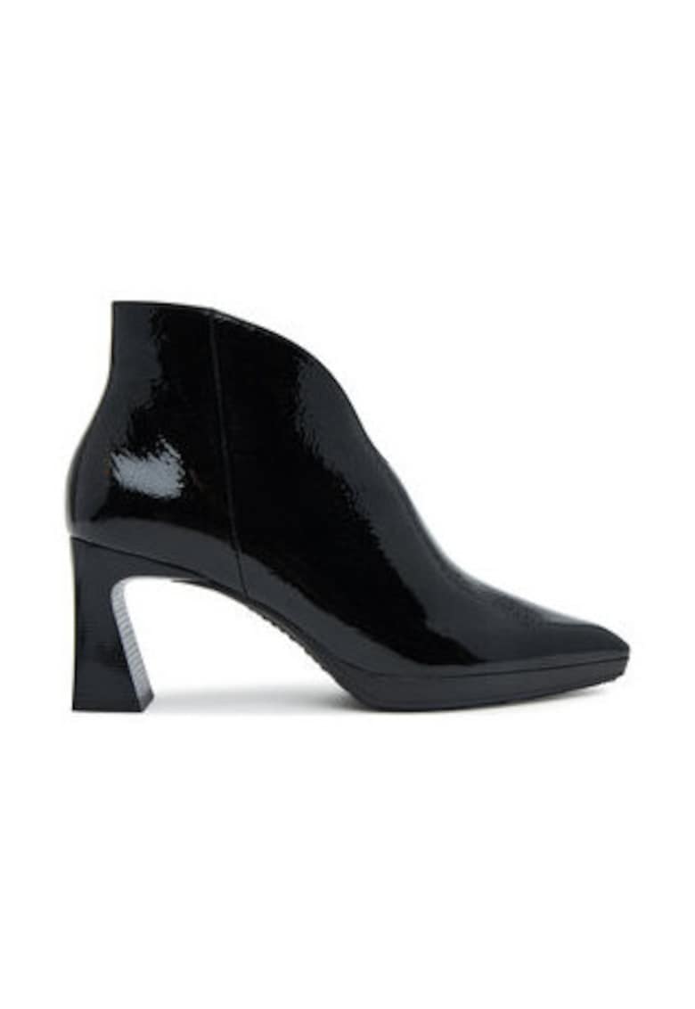 Oferte la Botine dama  din piele naturala - Negru