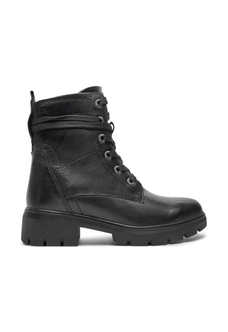 Ghete dama -  piele naturala - negru -