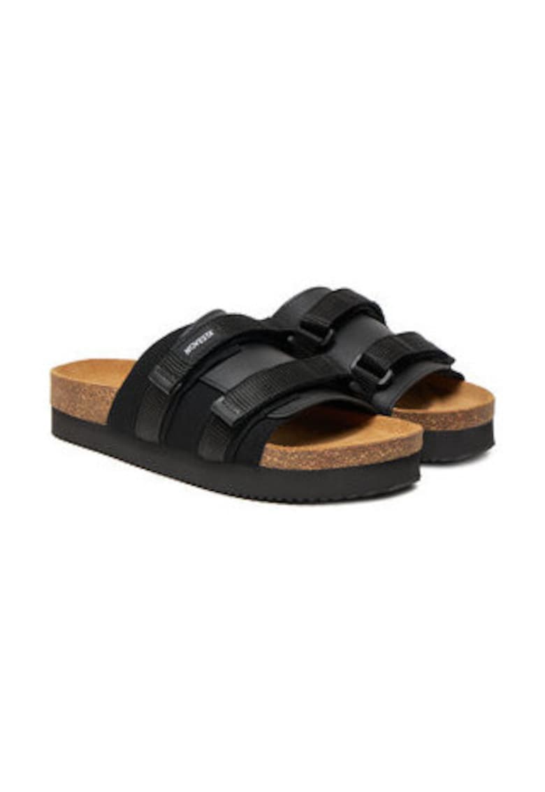 Oferte la Slapi dama -  piele ecologica - negru