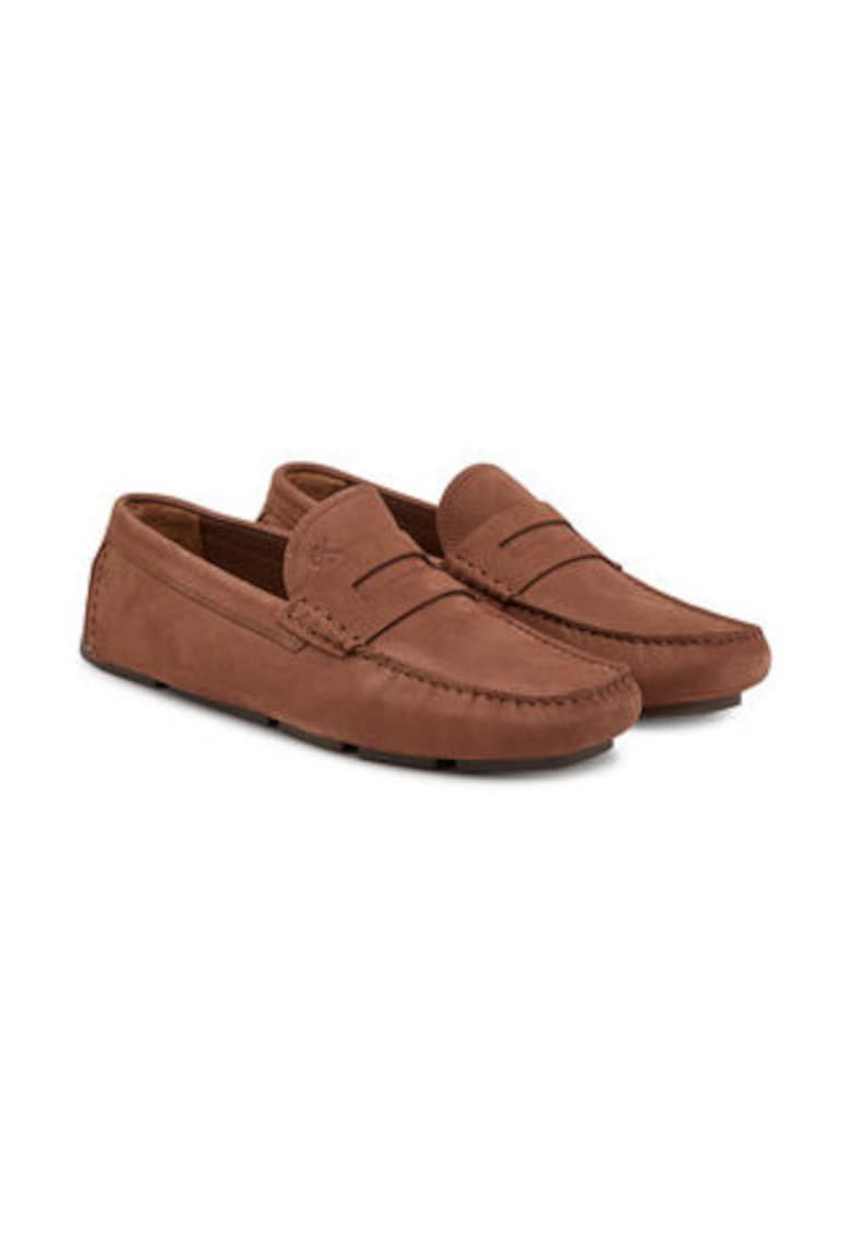 Oferte la Mocasini barbatesti -  piele naturala - maro - casual