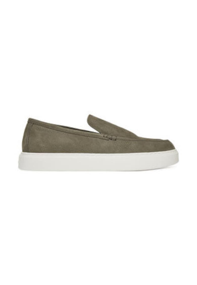 Oferte la Espadrile barbatesti -  piele naturala - verde