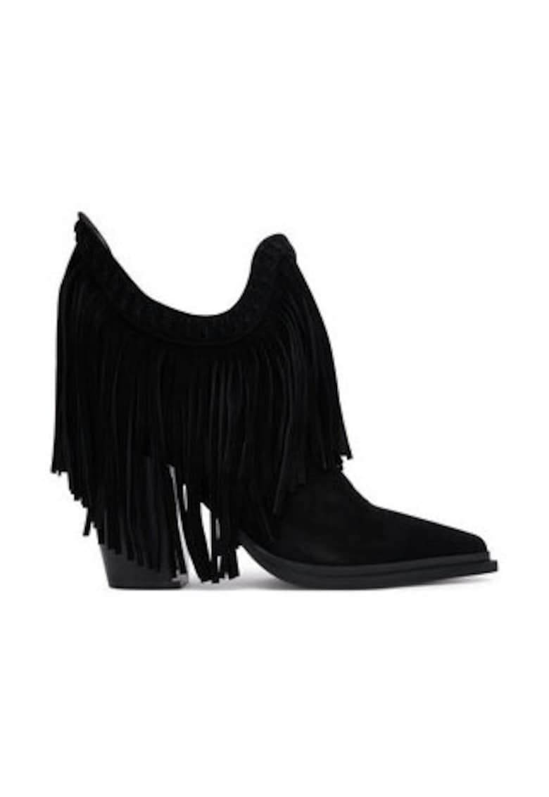 Oferte la Botine dama -  piele naturala negru
