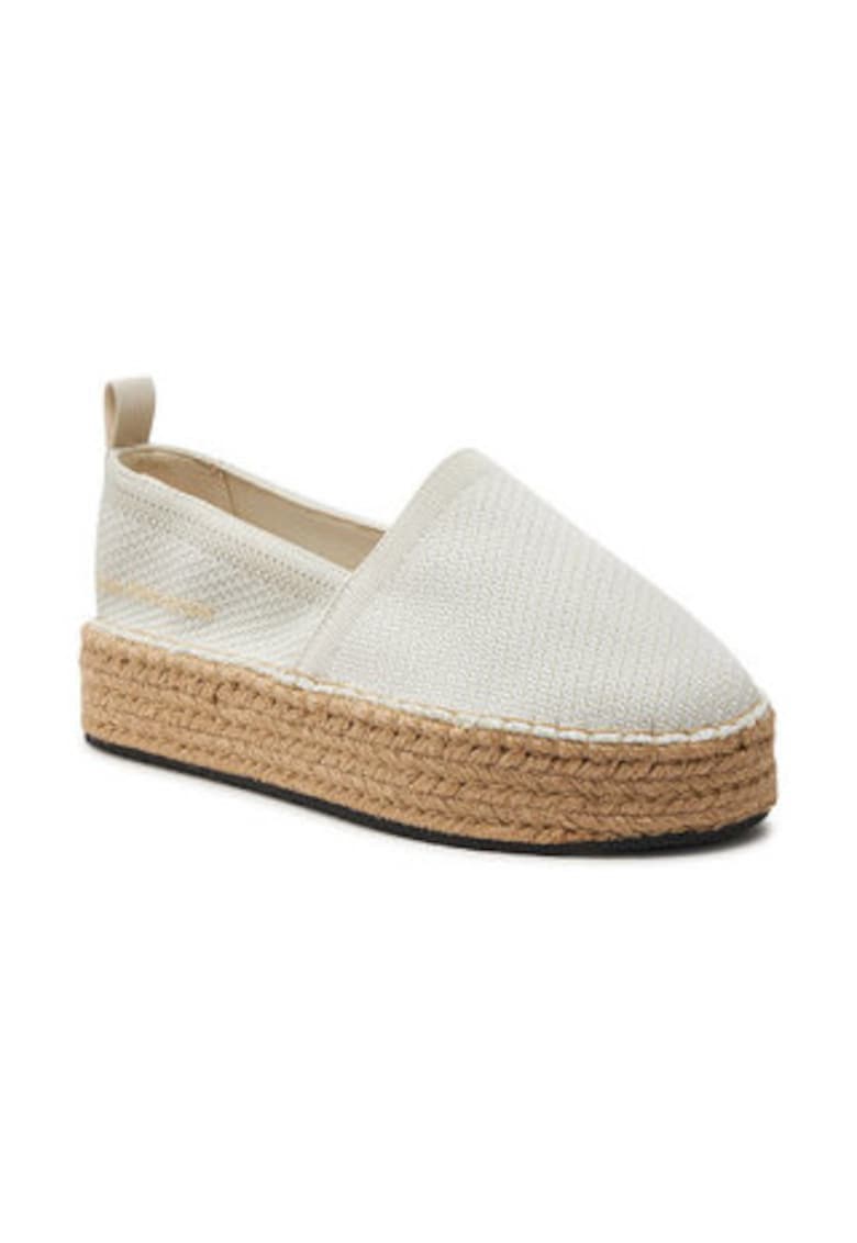 Oferte la Espadrile pentru femei -  din material textil - bej -