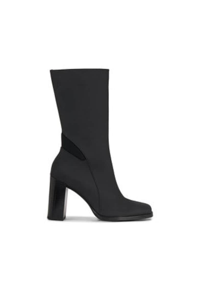 Oferte la Botine dama  din piele naturala - Negru