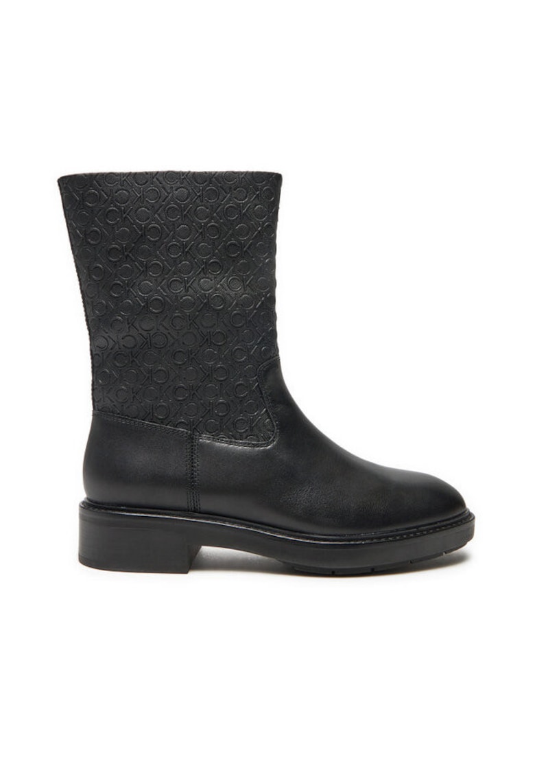 Oferte la Botine dama -  piele naturala - negru -