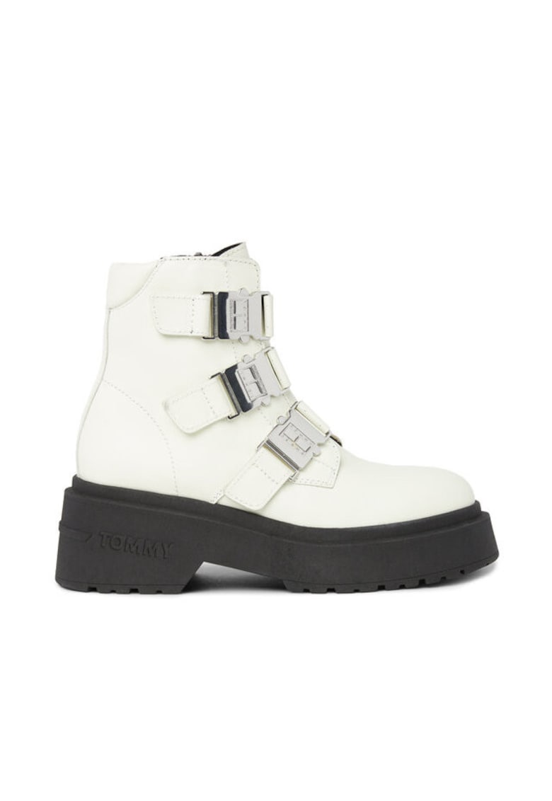 Oferte la Botine  din piele naturala - Bej