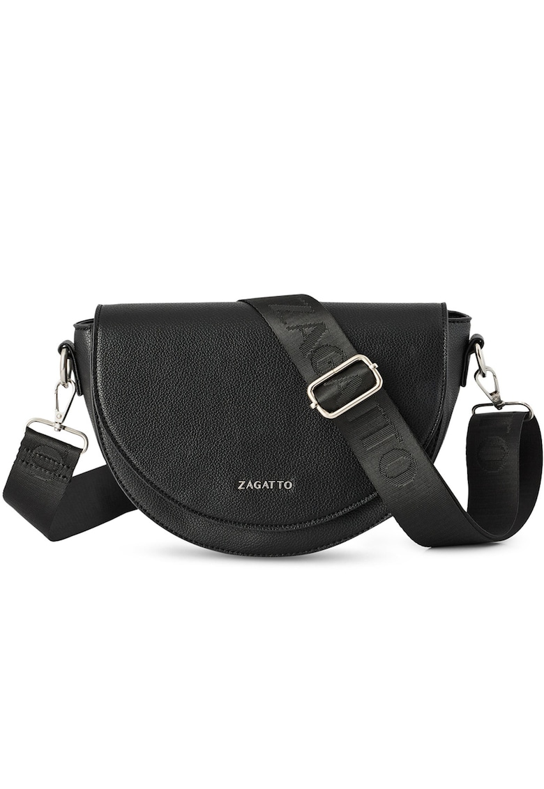 Oferte la Geanta dama crossbody din piele ecologica - Neagra - 26x22x8 cm