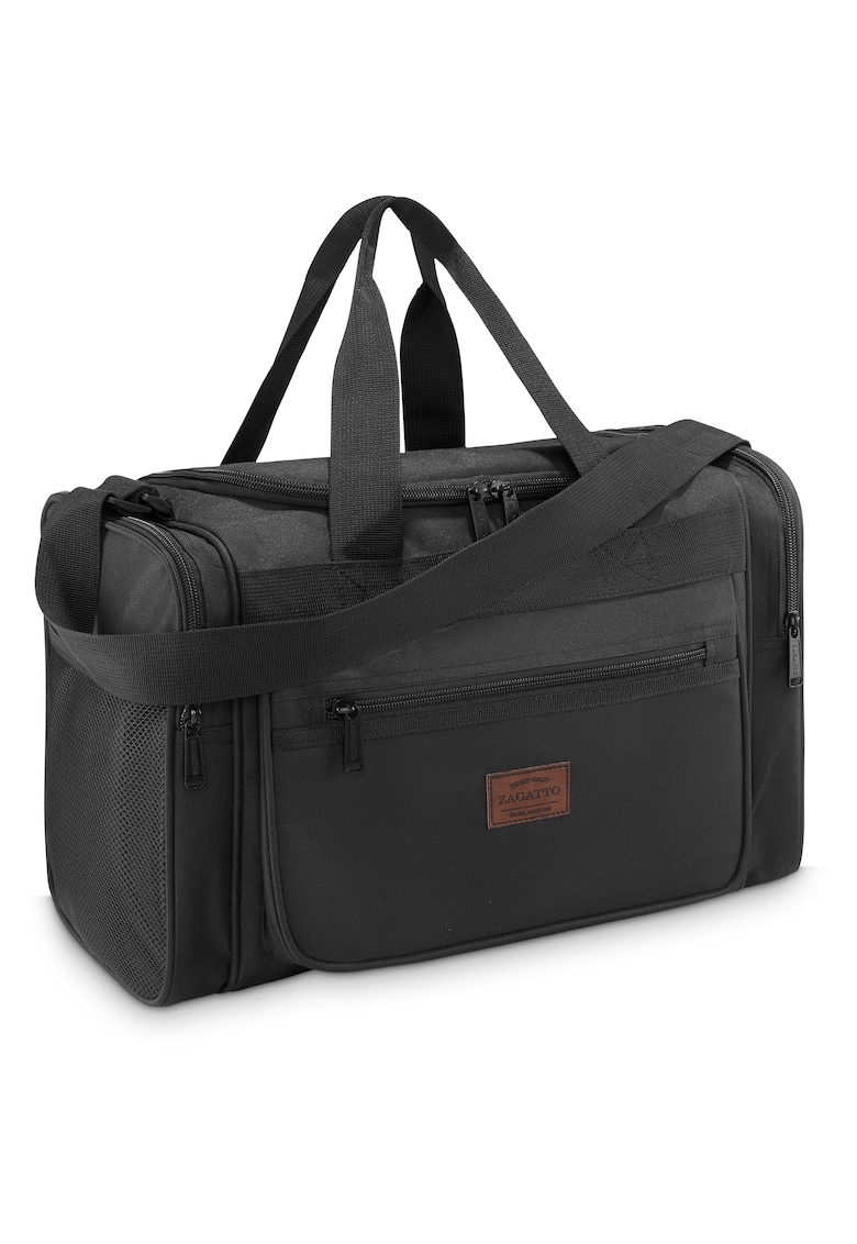 Oferte la Geanta de voiaj pentru avion - ® - Negru - Unisex - Universala - Multifunctionala - Compatibila Wizz Air si RYANAIR - Fermoar dublu - Impermeabila - Curea de umar reglabila - Atasabila valiza - Usoara - Spatioasa - Nylon/Poliester - 40x20x25 cm  ...