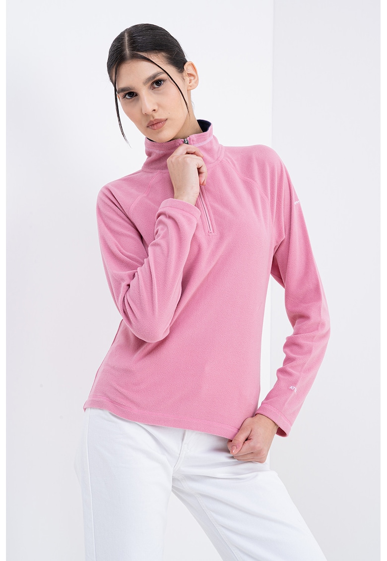Oferte la Bluza de trening din fleece cu fenta cu fermoar scurt Skylar - Roz
