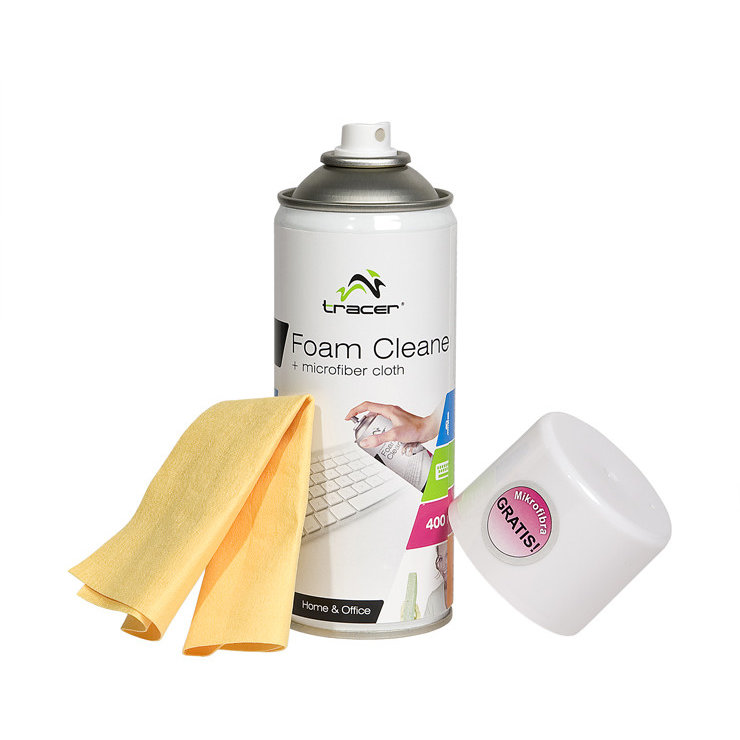Oferte la Spuma curatare 400 ml + Microfiber